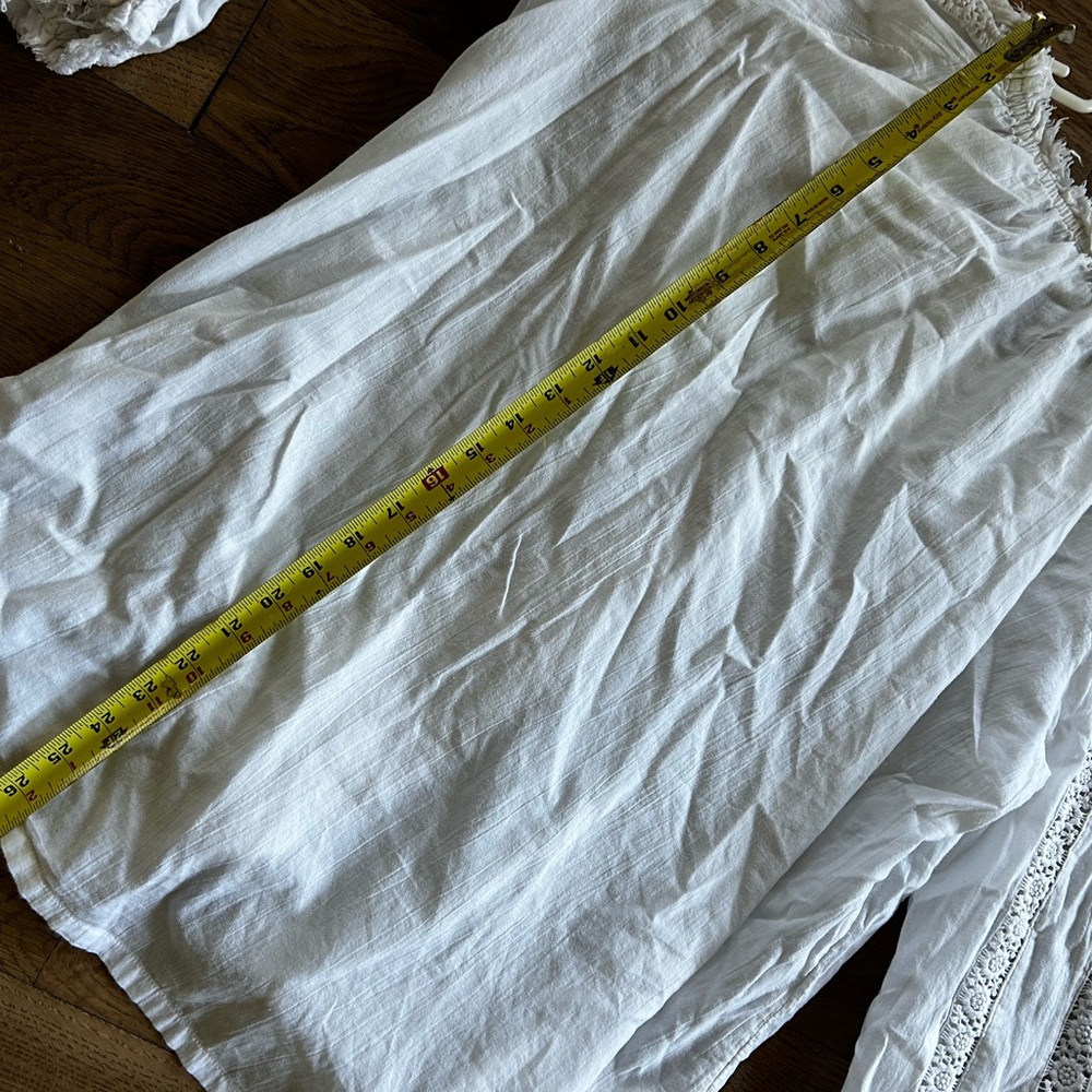 Sundance White Long Sleeve Top with Lace Detail - Picture 8 of 9